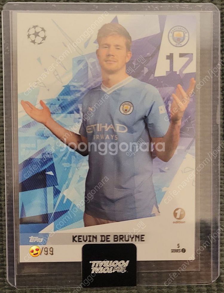 2023 탑스 UEFA 맨시티 케빈 더브라위너 (99한...--0