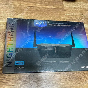 새제품) Netgear RAX40 넷기어 나이트호크(AX3000) 유무선 공유기