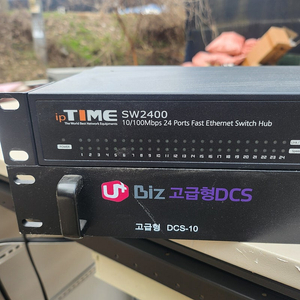 랙 ipTIME 스위치 허브 SW2400 고급형 DCS