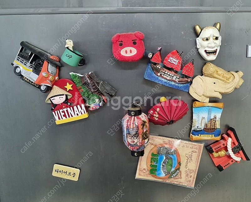 일본 대만 홍콩 마그네틱 자석 기념품--1