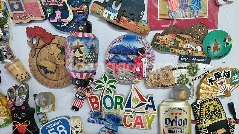 일본 대만 홍콩 마그네틱 자석 기념품--2