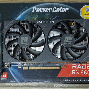 파워컬러 라데온 RX6600 D6 8G