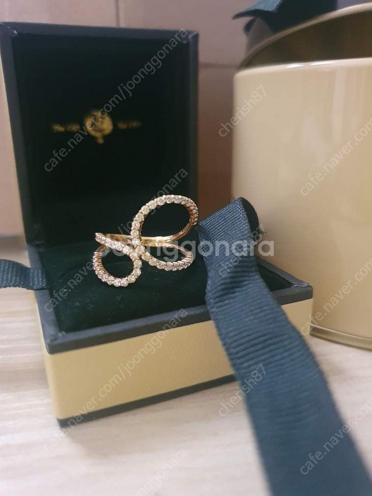 14k 정품 로이드 제품 특이한 디자인의 예쁜 여성반지...--4
