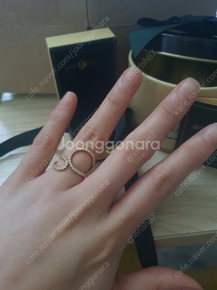 14k 정품 로이드 제품 특이한 디자인의 예쁜 여성반지...--5