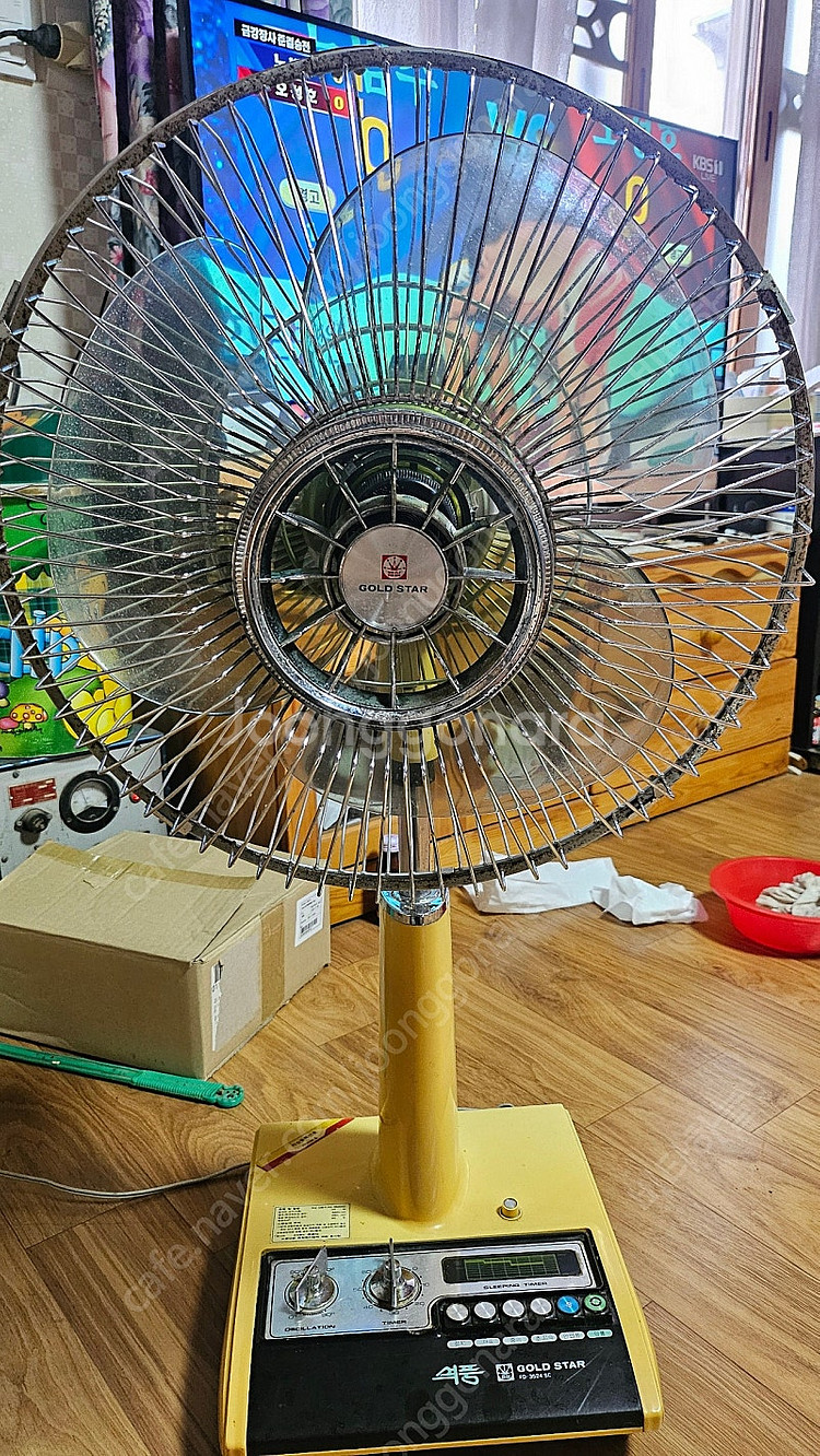 레트로 금성 골드스타 역풍선풍기 (FD- 3524SC)...--4