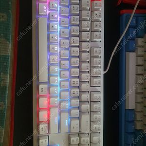 체리(CHERRY) g80-3000s TKL RGB 화이트 기계식 키보드(청축) 팝니다.