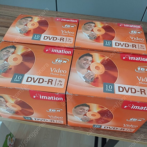 공DVD, Imation DVD-ROM, 16X, 2hr, 낱개 케이스 10개X4통, 3만원