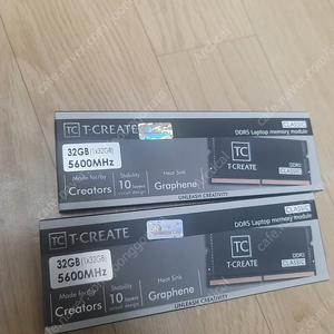 TEAMGROUP T-CREATE sodimm DDR5 5600 64GB(32*2) 노트북 램 서린 정품