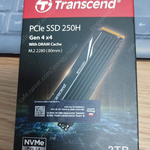 PS5 확장용 트랜샌드 SSD 2TB 팝니다.