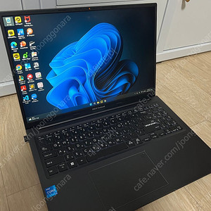 노트북 Asus 비보북16x 16인치 i5 팝니다