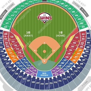 9월 30일(금) LG vs 두산 3루 레드석 2연석