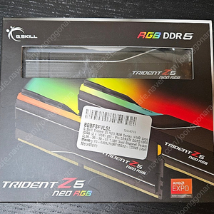 지스킬 트라이던트 Z5 네오 RGB DDR5-6000 AMD EXPO 32G