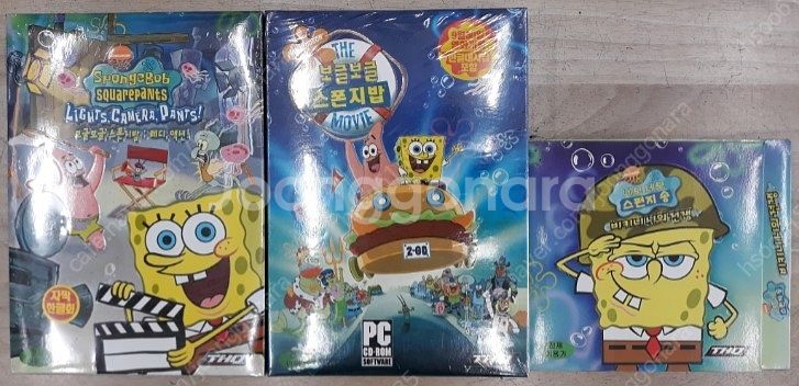 레트로 PC게임 네모네모 스펀지송 비키니시의전쟁 보글보...--1