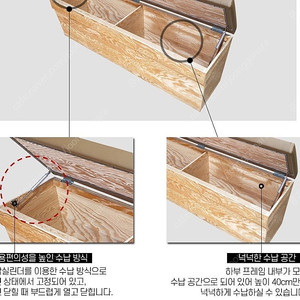 SUN YUL 수납 스툴 원목 3인용 소파 벤치의자 수납장 다크베이지(대전 직거래)