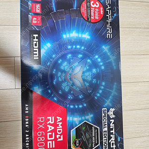 SAPPHIRE RX 6800 XT NITRO+ 16G 팝니다