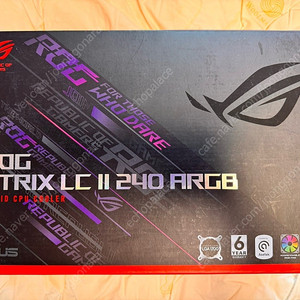 ASUS ROG STRIX LC II 240 ARGB 팝니다