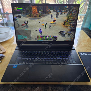 기가바이트 g7 i7 3050ti 17.3인치 게이밍노트북 한매합니다.