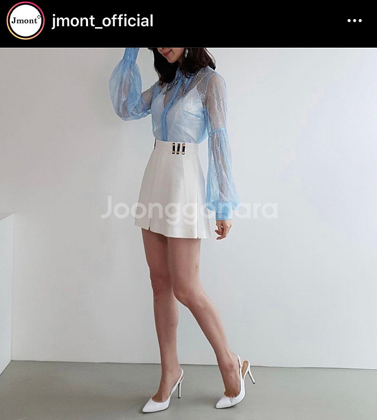 jmont제이먼트 레이스시스루레이어드블라우스(수입의류)--0