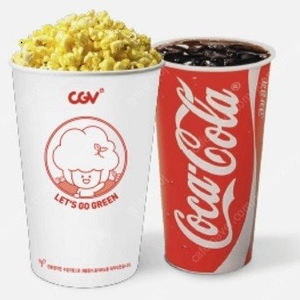 CGV 팝콘(M) + 탄산(M) 개당 5,500원 (최대 4세트가능)