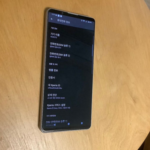 Xperia 1 VI 256GB 실버 대만판 신품급