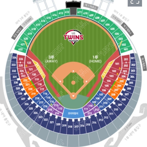 9월 22일 LG vs 두산 일요일 네이비 321블럭 4연석 양도합니다