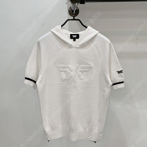 [23s/s](55/s) pxg 화이트 타올지(테리) 후드 반팔 니트웨어