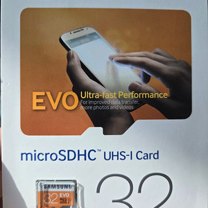 삼성 EVO microSDHC 32기가 메모리 새것