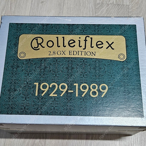 롤라이 플렉스 2.8 GX 60주년에디션 1929-1989