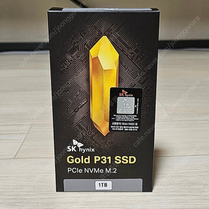 미개봉 sk하이닉스 Gold P31 1tb ssd 팝니다.