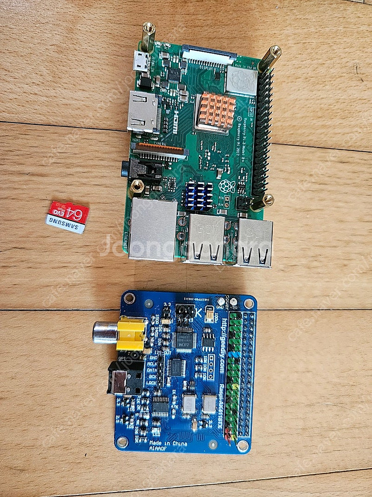 라즈베리파이3b+ AK4118TX 팝니다--0