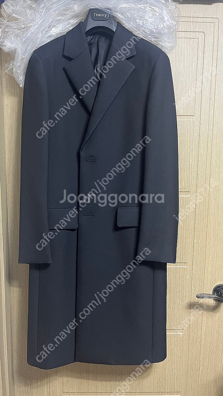 [S] 띠어리 22FW 허드슨 울 룩스 코트 블랙--0