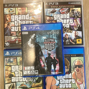 PS3 PS4 GTA 4종 + 슬리핑독스