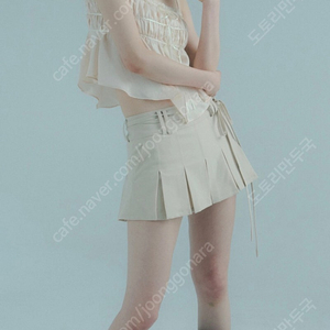 페인오어플레져 RUE PLEATS SKIRT beige S