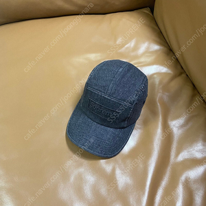 Supreme 슈프림 데님 블랙 캠프캡 모자 (Embossed Denim Black)