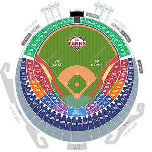 9/22일 잠실야구장 엘지트윈스vs두산베어스 잠실더비 3루 네이비 328 통로 4연석