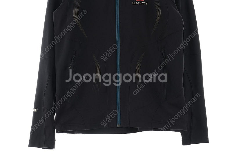 (M) 블랙야크 집업 바람막이 점퍼자켓 블랙 폴리 올드...--2