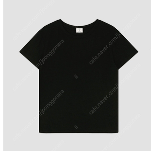 식스앤어하프 CREW NECK TEE - BLACK S사이즈