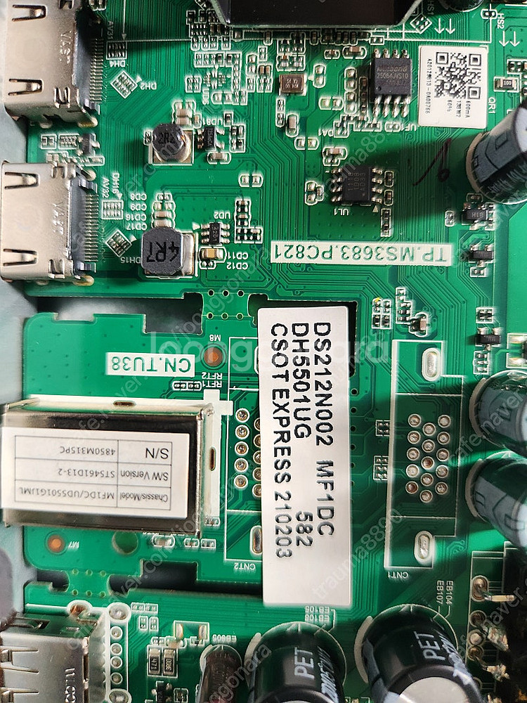 55인치 tv메인보드. TV 모델명 DH5501UG--1