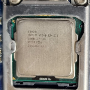 제온 CPU E3-1270 (i7-2600급)