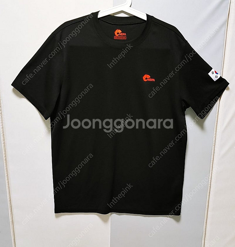 [XL] 네파 국가대표 반팔티 블랙360--0