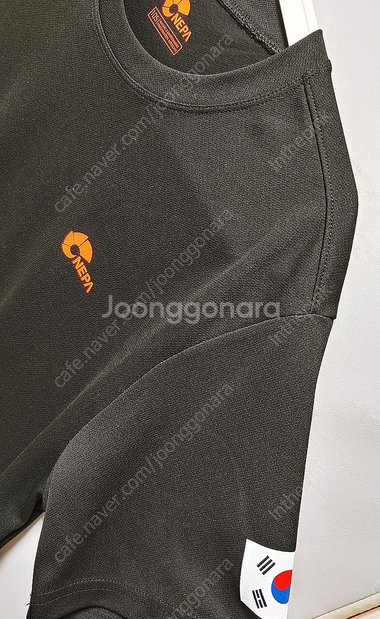 [XL] 네파 국가대표 반팔티 블랙360--1