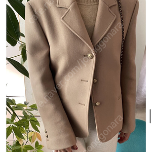 쎄모먼 Priscilla Wool Jacket 36size