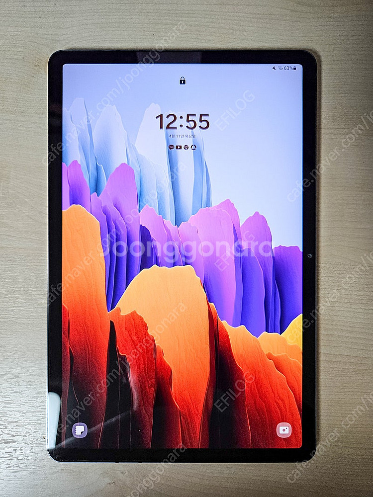 갤럭시탭 S7 256기가 / 북커버 + 키보드 커버 풀...--2