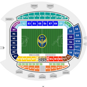 9/22 울산현대 vs 인천 원정응원석 연석 판매 N4,N5 연석 통로석 티켓 판매