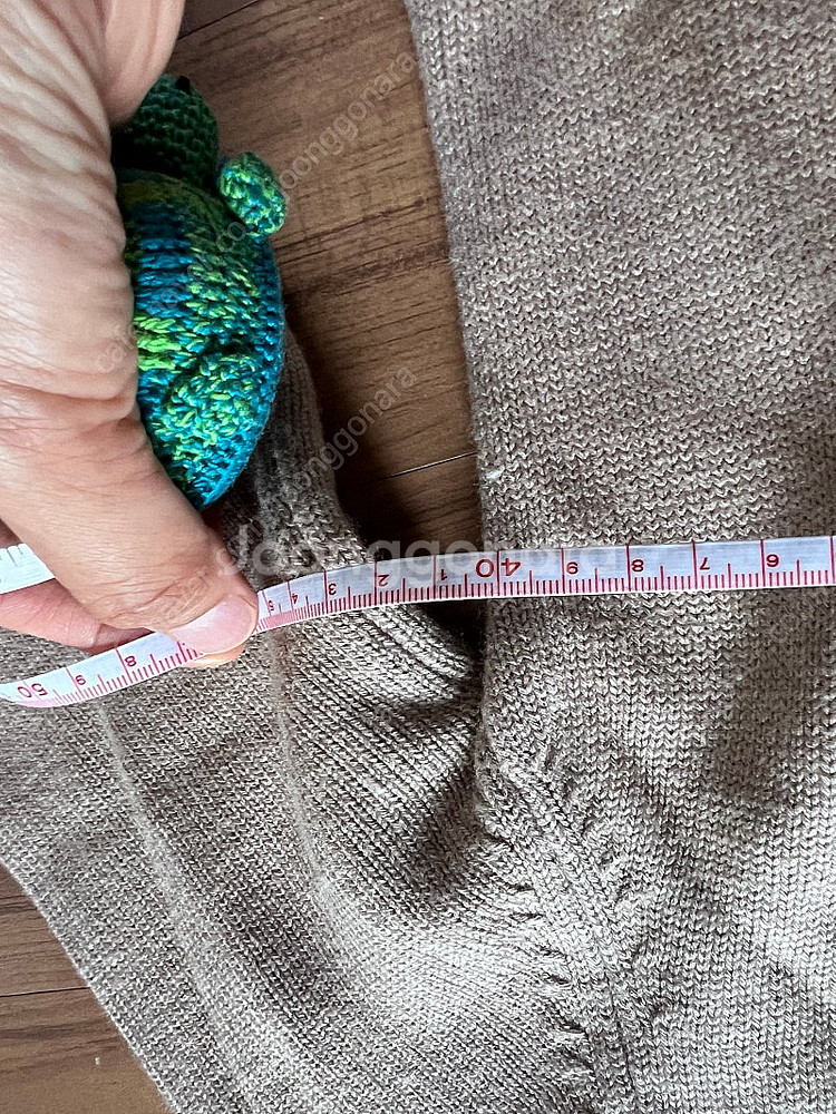 여성 베르소 니트 원피스 프리사이즈--5