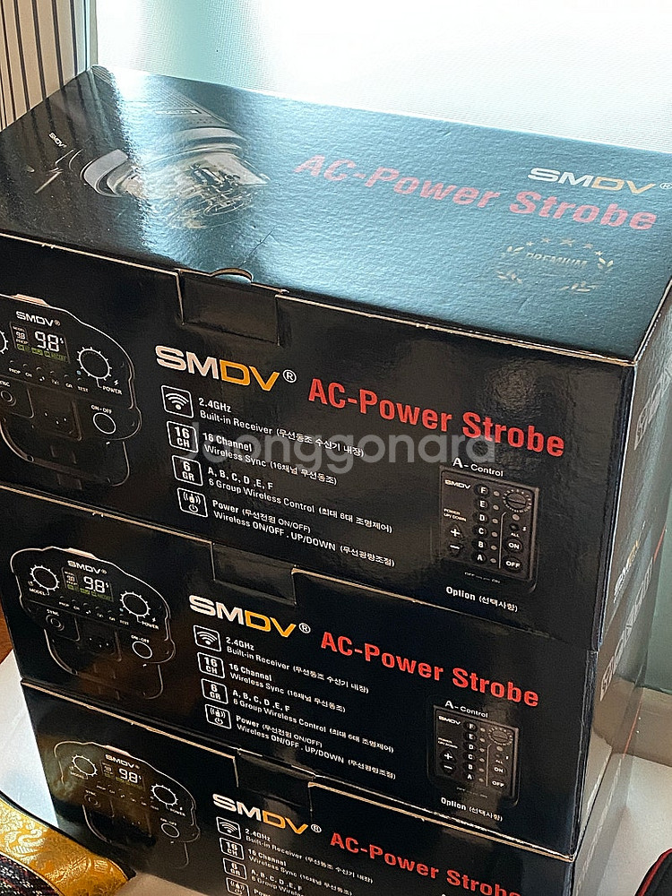 사진 조명 SMDV A500 신품 3등--0