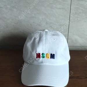 msgm 화이트 볼캡