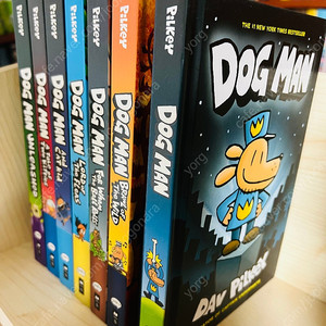 도그맨 dogman 7권 & 캡틴 언더팬츠 captain underpants 12권 영어원서