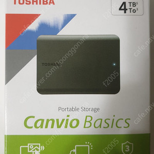 도시바 CANVIO BASICS 5 4TB 외장하드 미개봉