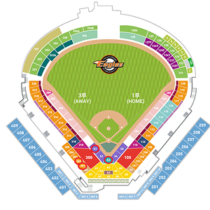 [ 9/22 한화 이글스 vs 롯데 자이언츠 라이프플러스존 3루 내야지정석 1~4연석 양도 ]